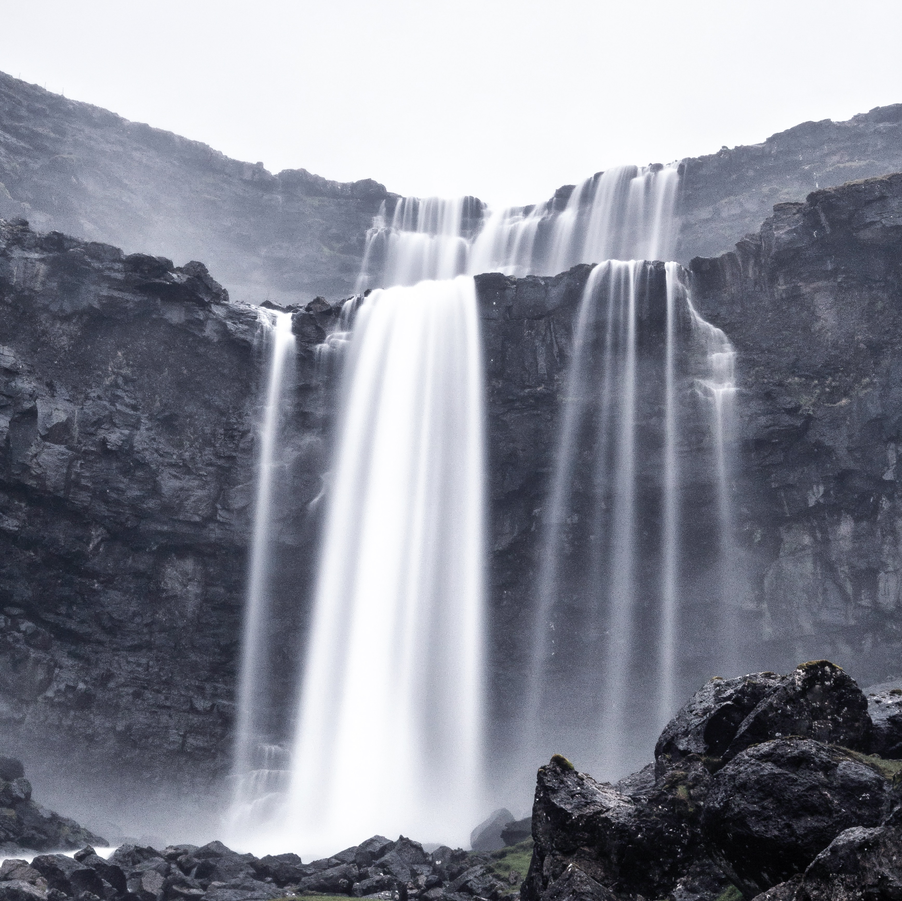 Fossá waterfall The Faroe Islands