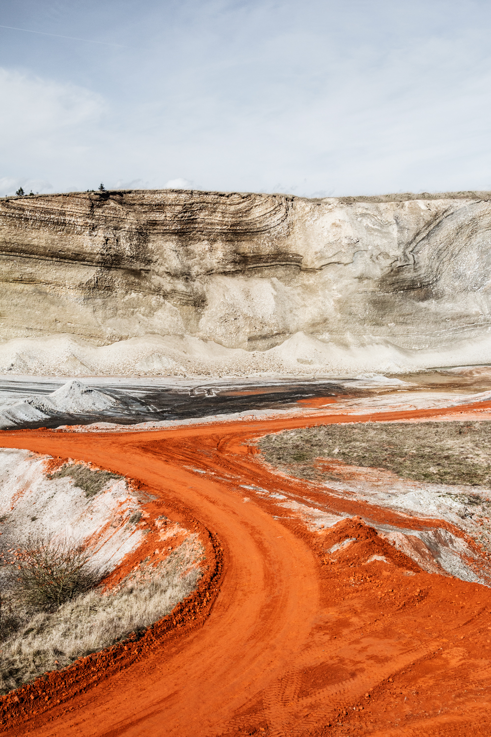 the island Fur in Denmark - clay pits