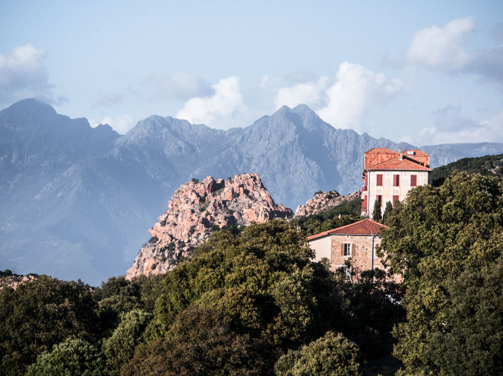 Korsika Piana hotel roches rouge