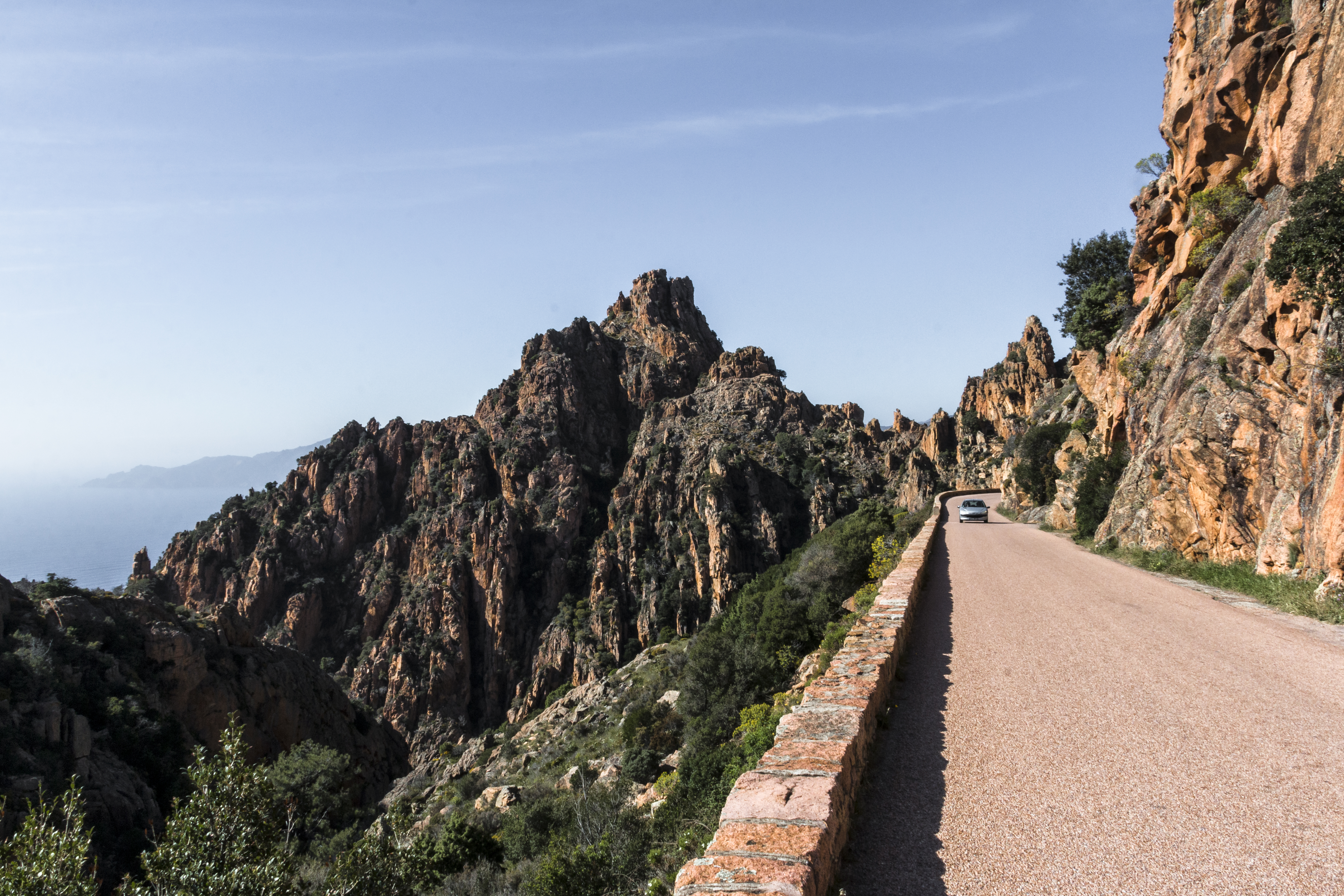 Road trip along the rocky west coast of Corsica Les Calanches