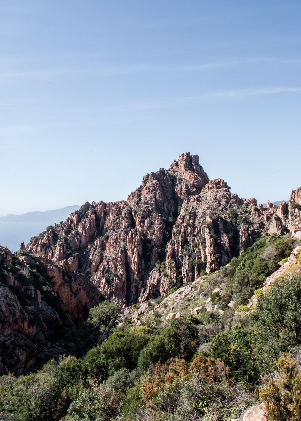 Road trip along the rocky west coast of Corsica