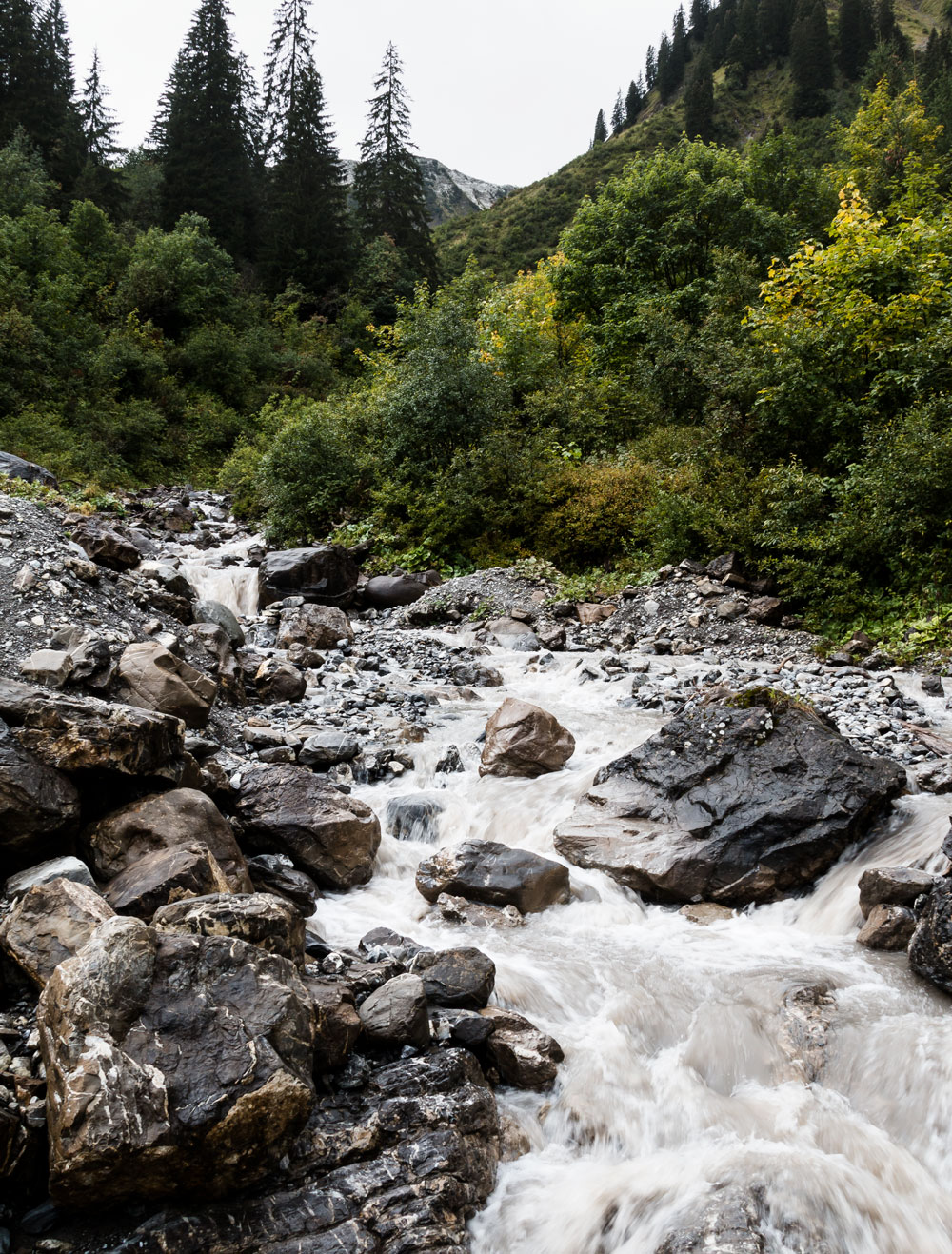 A culinary hike in the valley Kleinwalsertal in Austria