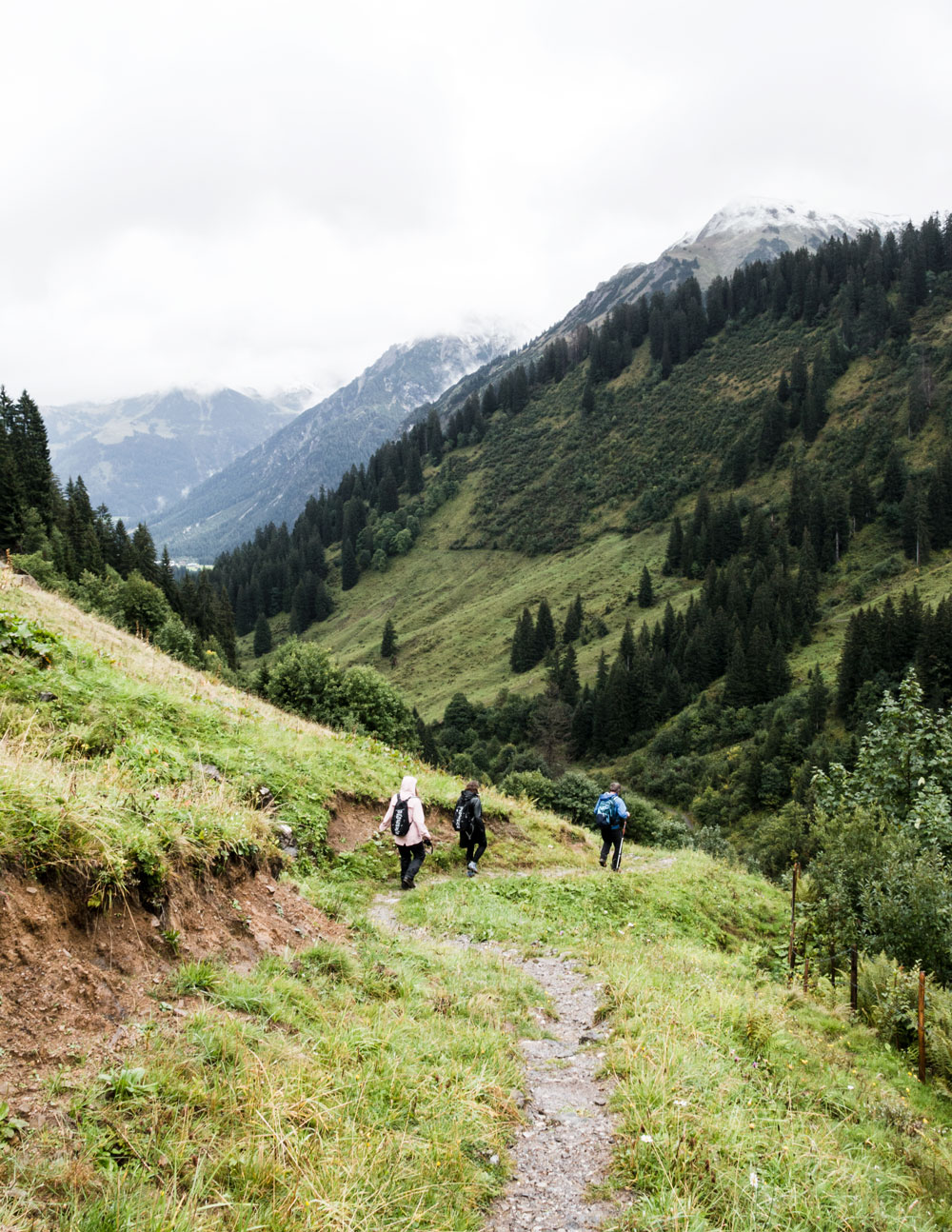 A culinary hike in the valley Kleinwalsertal in Austria