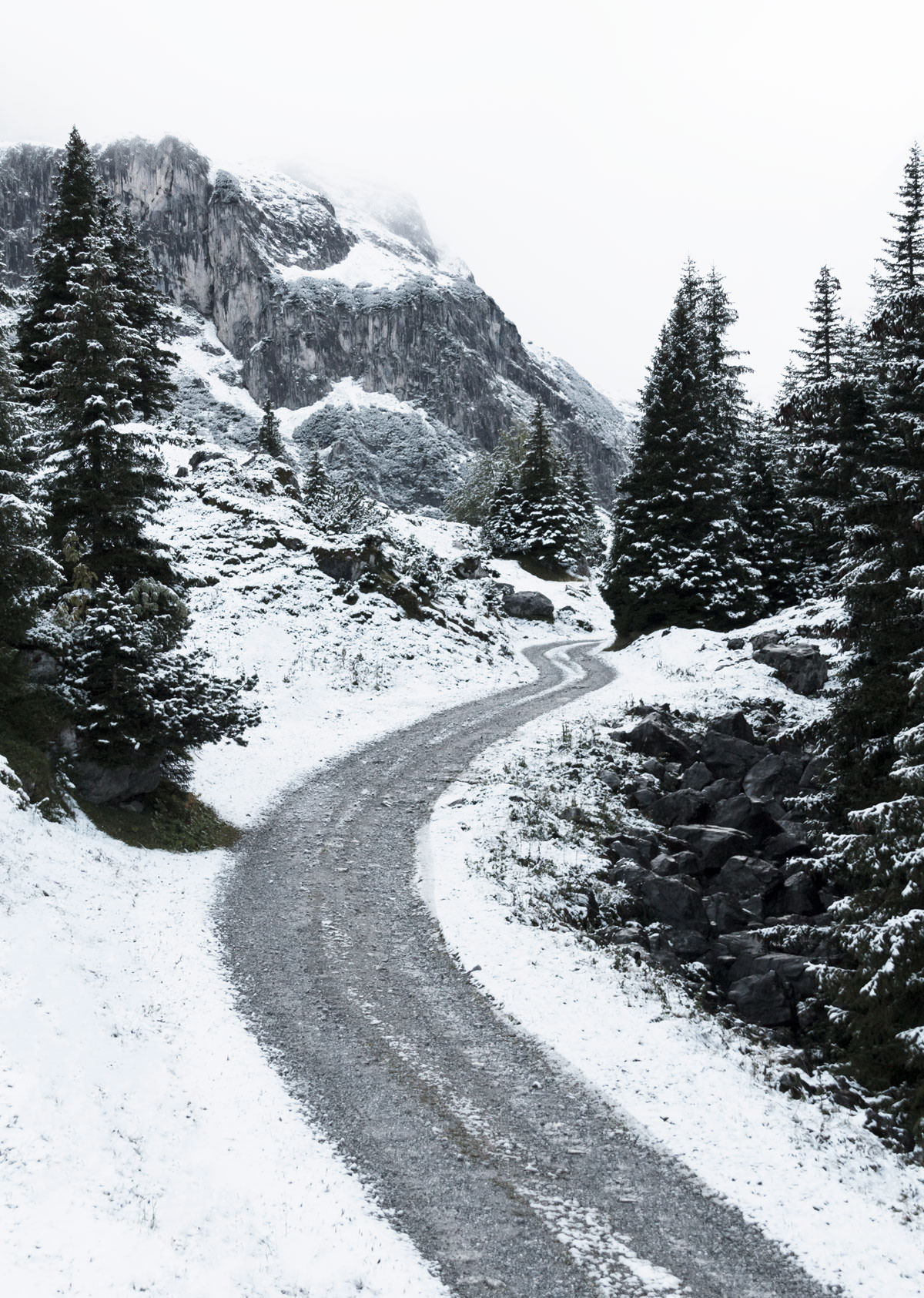 A wild hike in the Montafon mountains in Austria