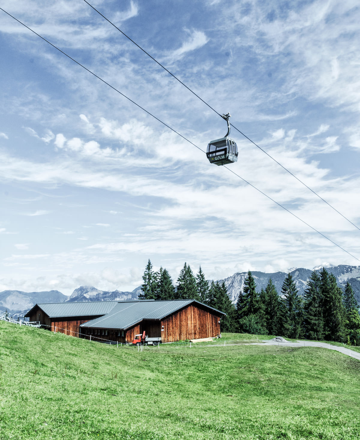 A wild hike in the Montafon mountains in Austria