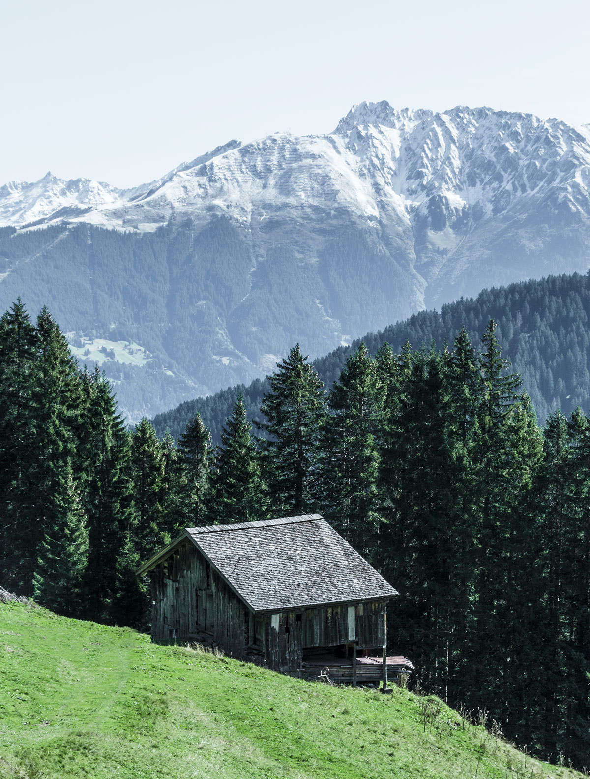 A wild hike in the Montafon mountains in Austria