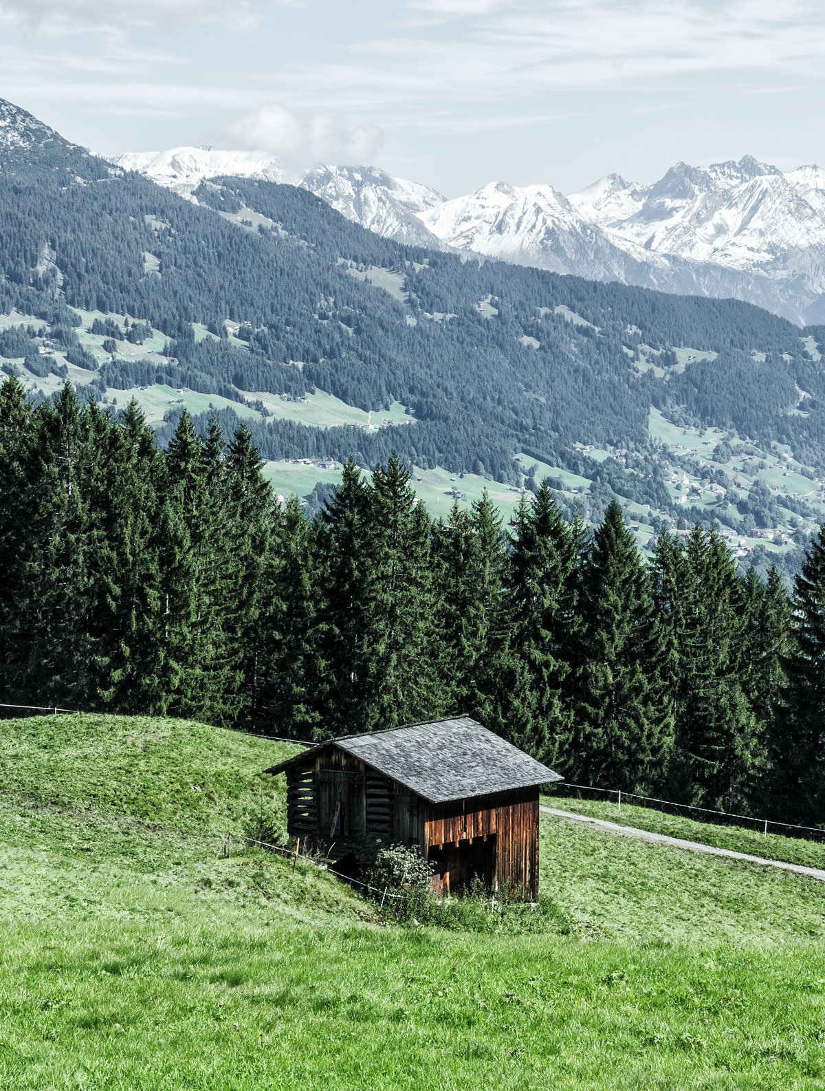 A wild hike in the Montafon mountains in Austria