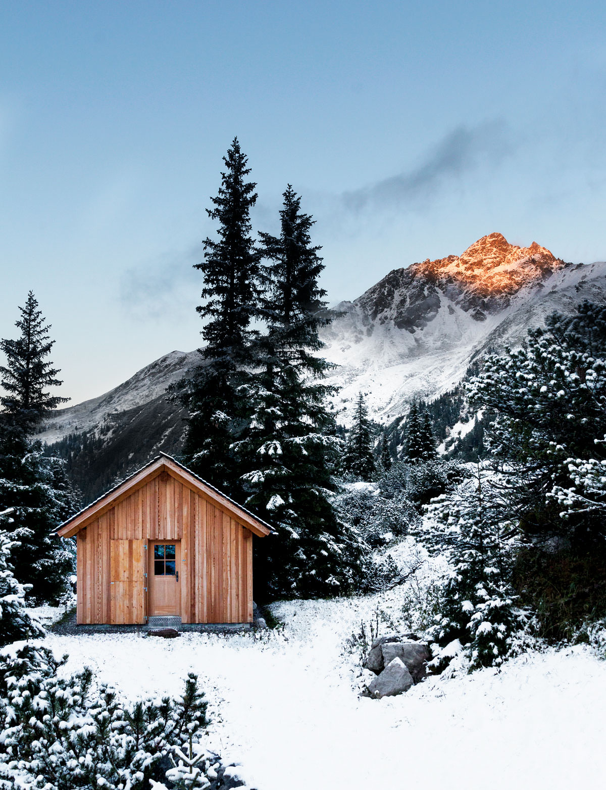 A wild hike in the Montafon mountains in Austria