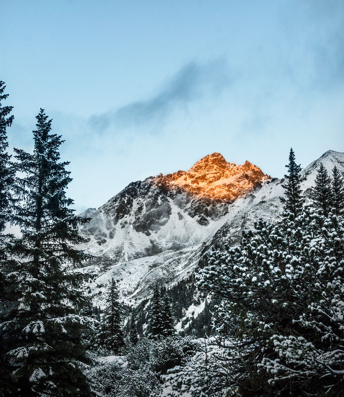 A wild hike in the Montafon mountains in Austria