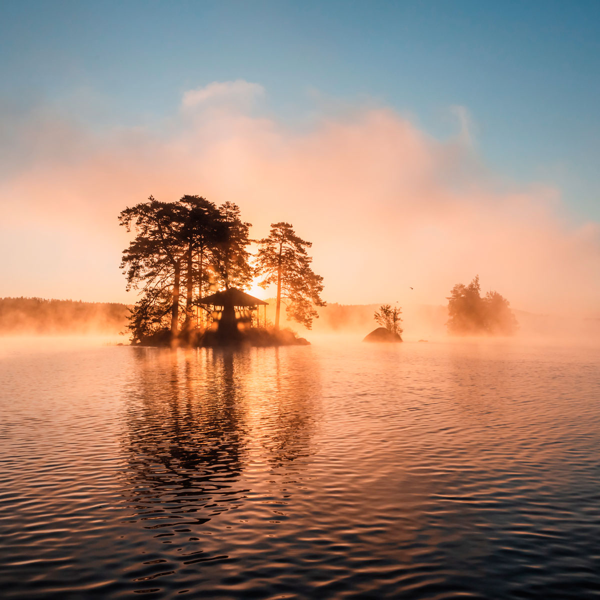 A night in Småland Sweden on our very own island