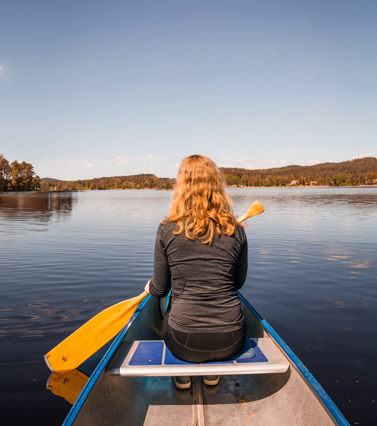 Canoe trip in Småland Sweden on our very own island