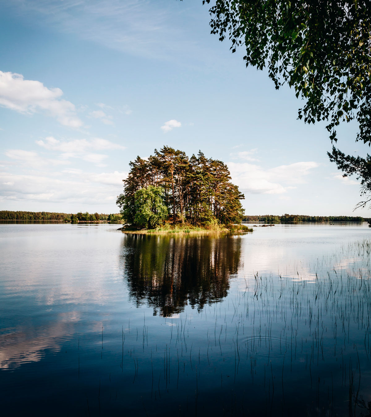 Nature attractions in Småland, Sweden – Åsnen National Park and Little Rock Lake