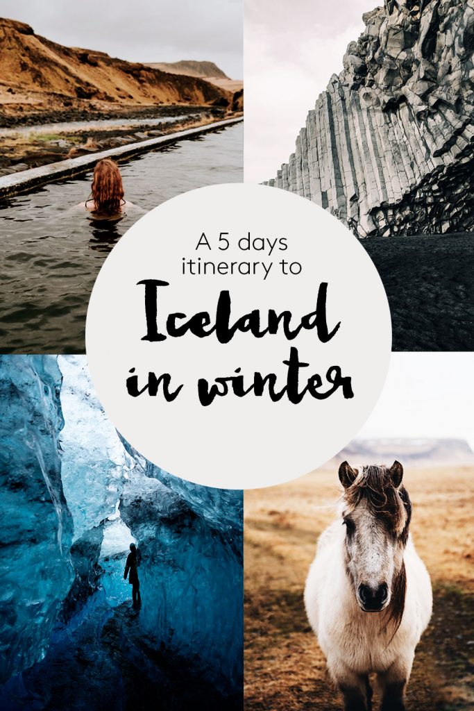 A 5 days itinerary to South Iceland in winter – northern lights, hot pools and ice caves