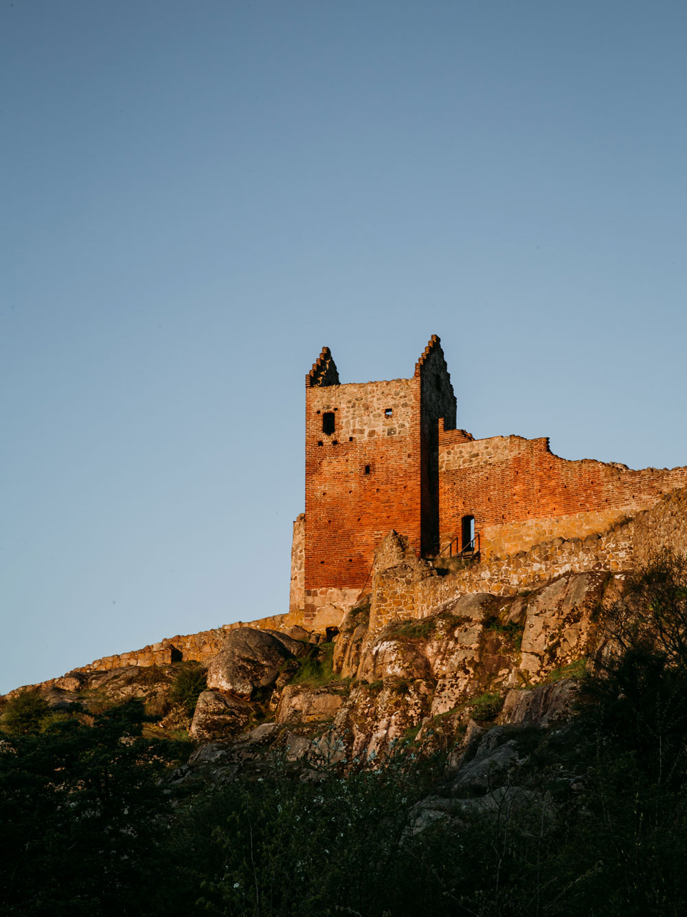 Hammerknuden - vandreture på Bornholm - Hammershus