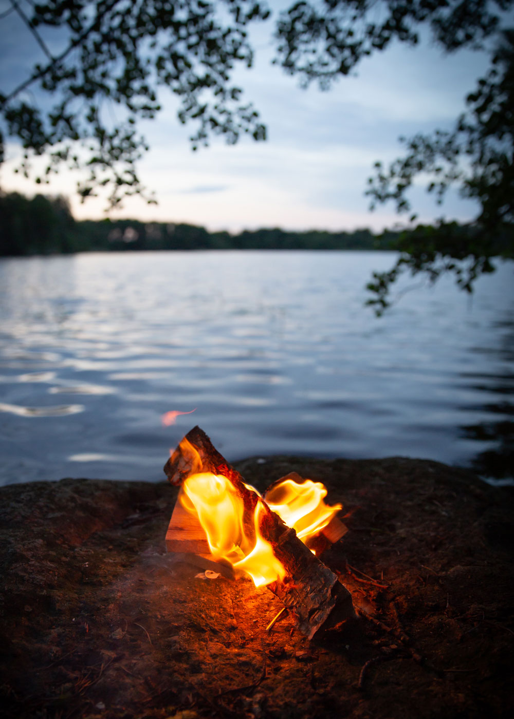 Canoe trip in Sweden with stay on our own island in Skåne's largest lake Ivösjön