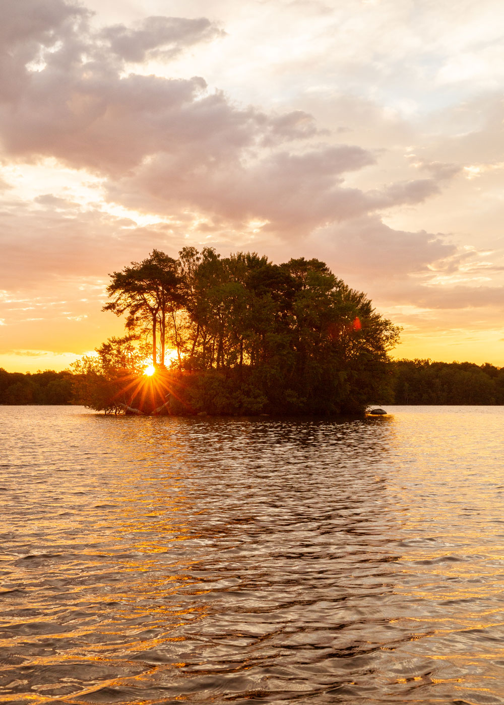 Canoe trip in Sweden with stay on our own island in Skåne's largest lake Ivösjön