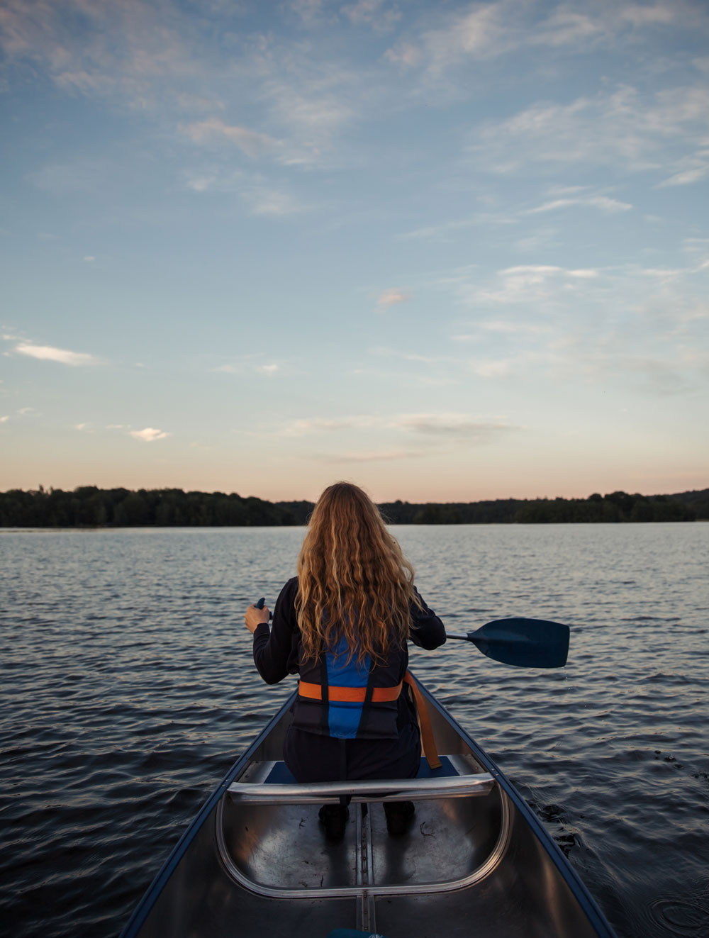 Canoe trip in Sweden with stay on our own island in Skåne's largest lake Ivösjön