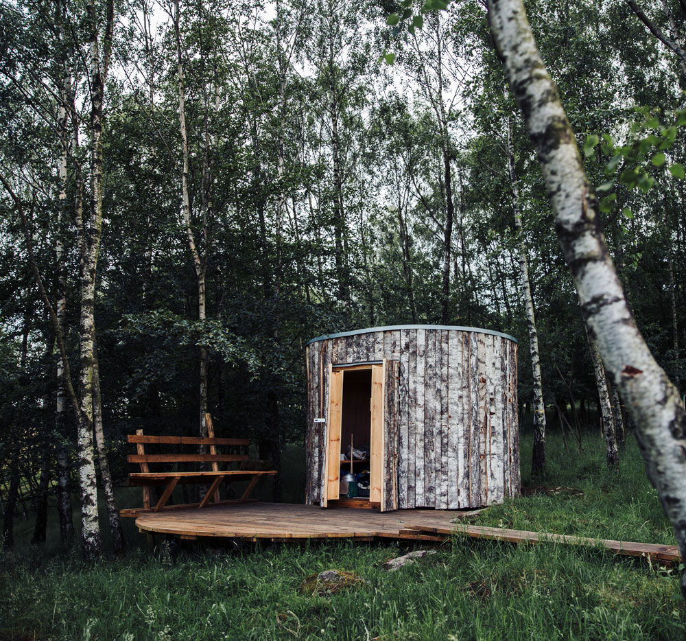 Hovdala nature area / the shelter Birka