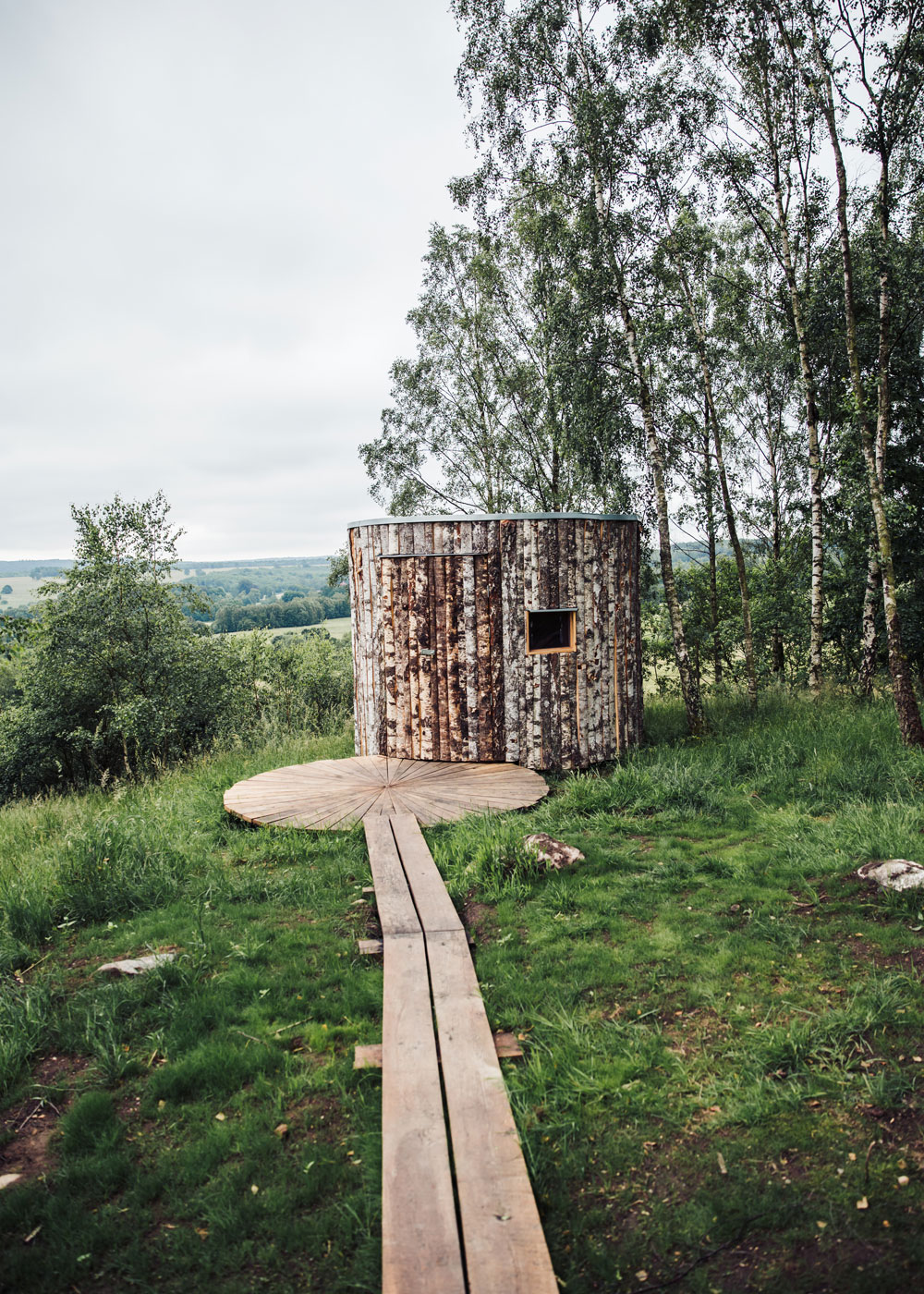 Vandring i Skåne: Naturområdet Hovdala - med overnatning i smukke birketræshelters