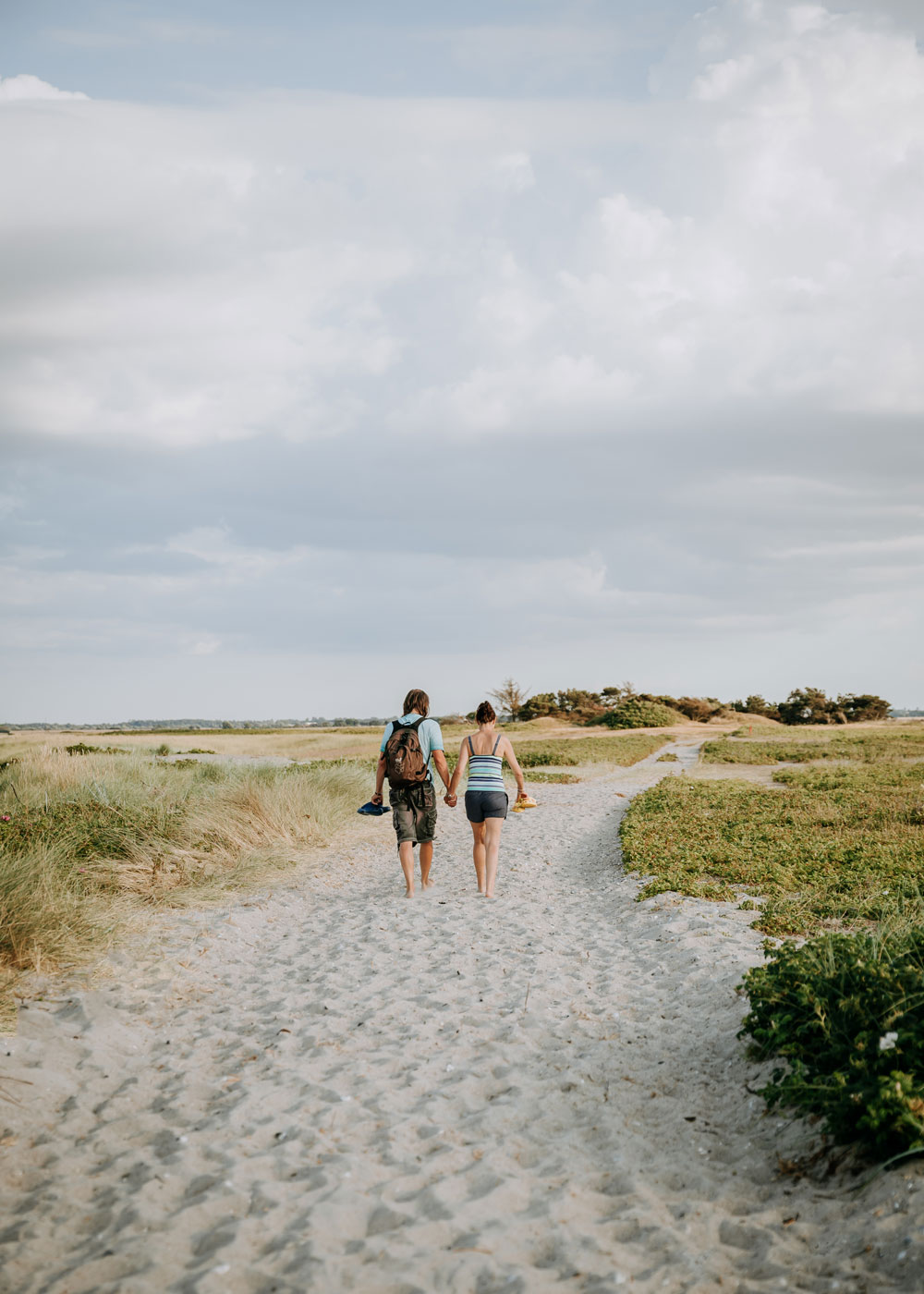 Kystlandskab på Æbelø Holm - set fra hjemturen