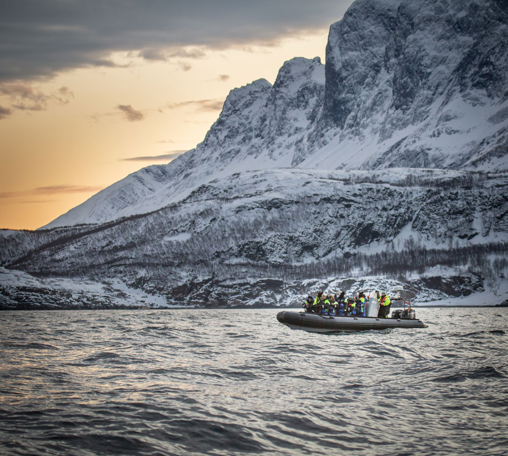 RIB boat trip Skjervoy 