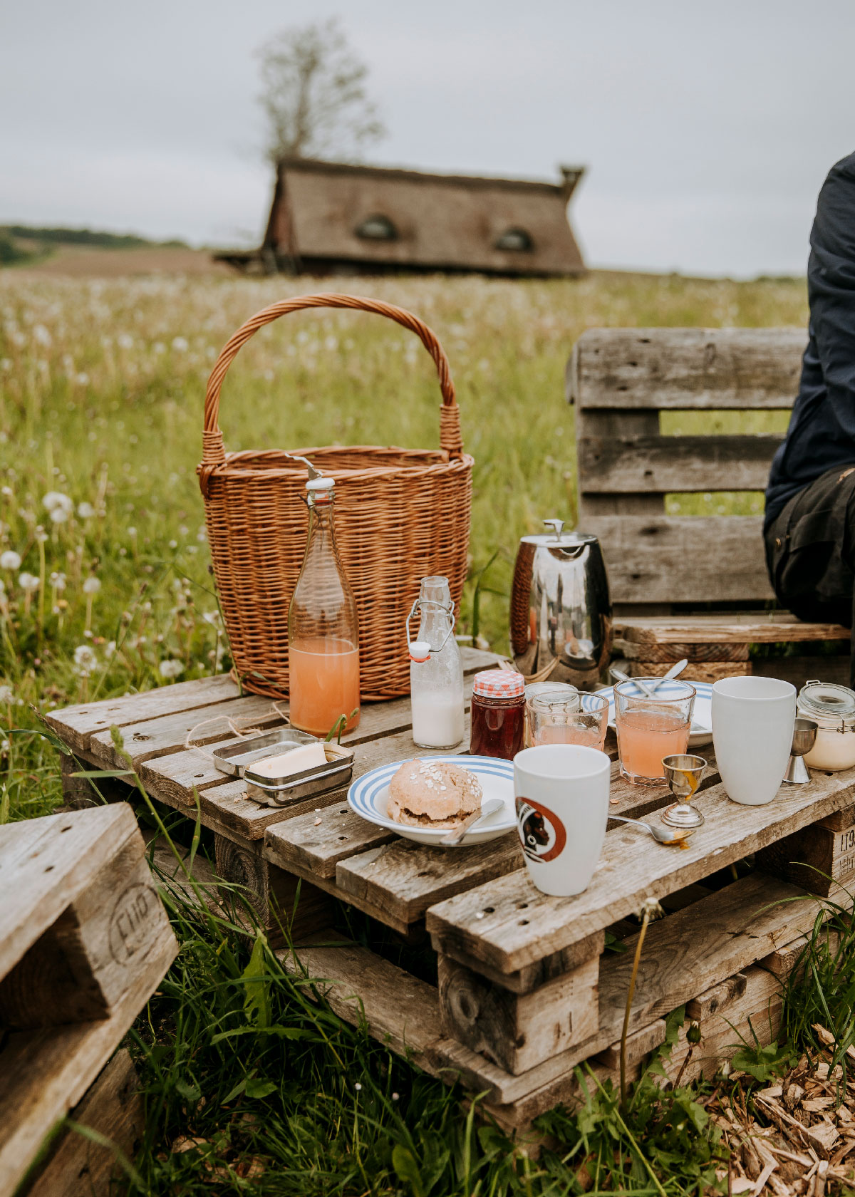 Overnatning i glamping-telt på Skjoldungestien