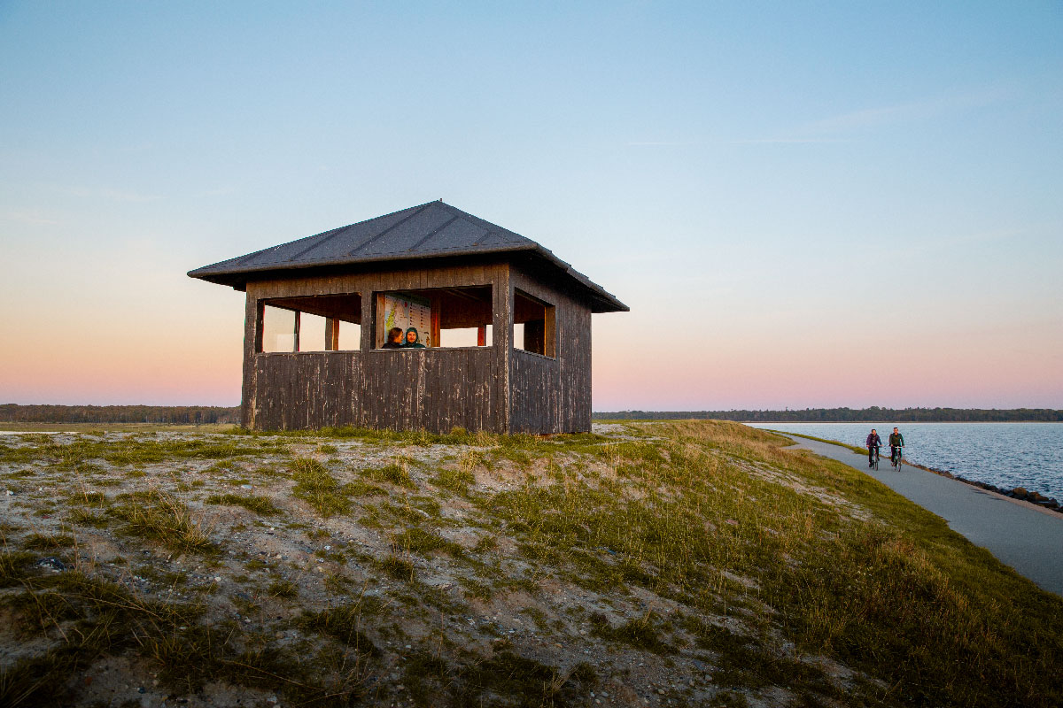 Fugleskjul i Naturpark Amager