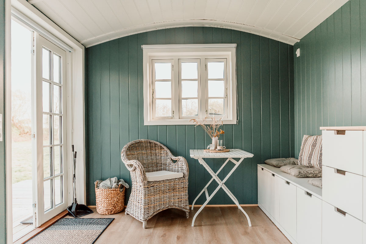 Glamping i tiny house hos Als Kloster