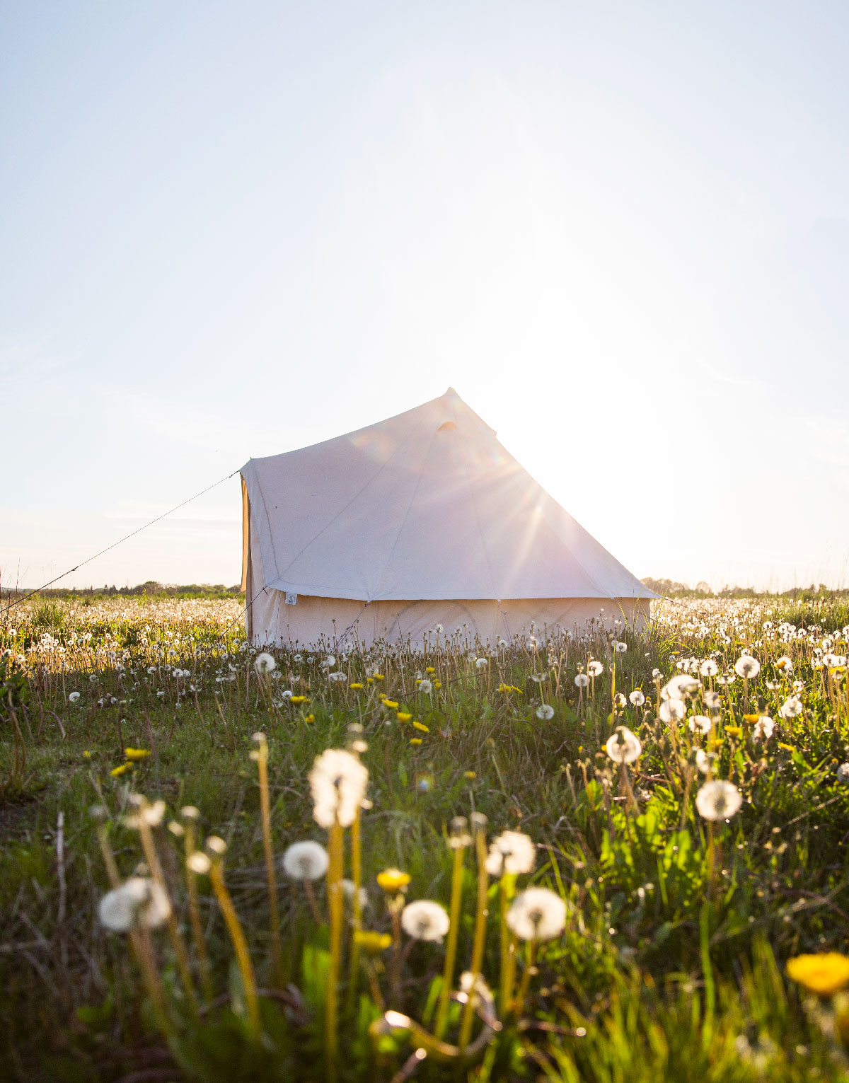 Glampingtelt hos Holmely