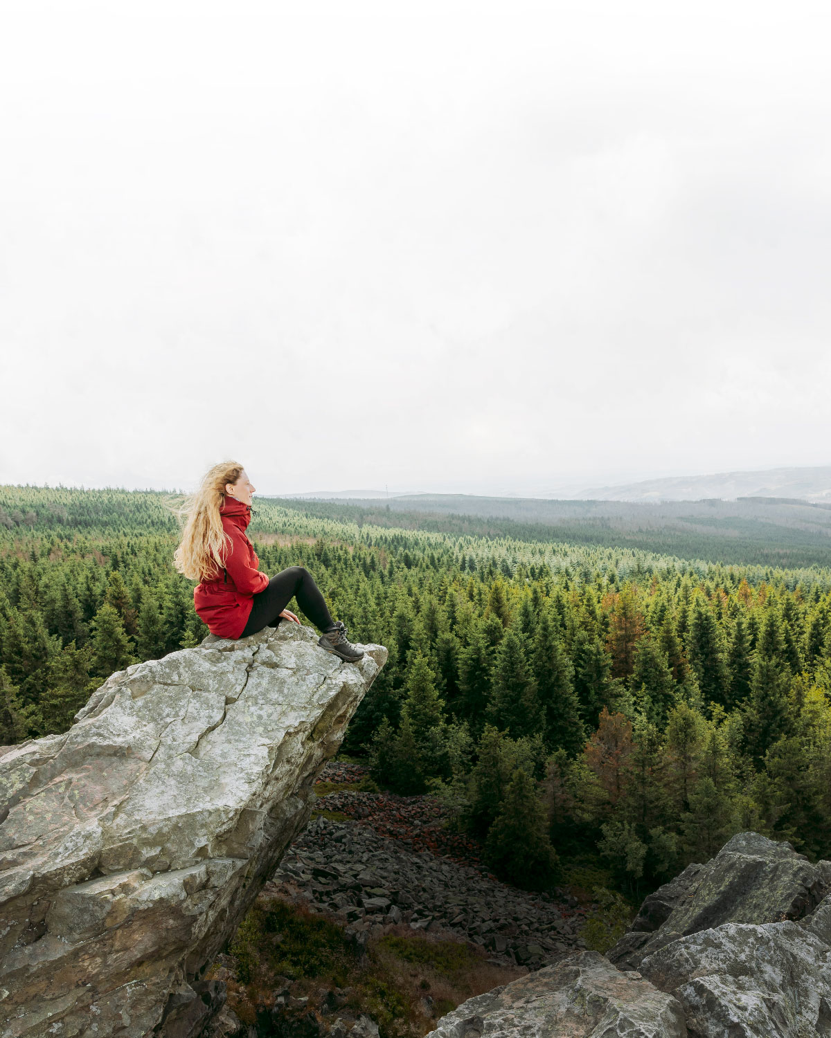 Wolfswarte udsigtspunkt i Harzen